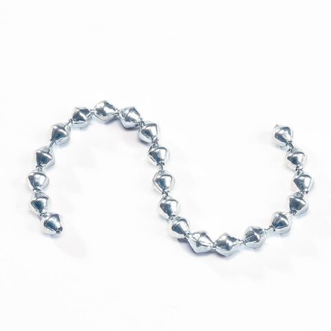 PALETTA FORATA IN ACCIAIO INOX Larghezza mm. 120 Lunghezza manico mm